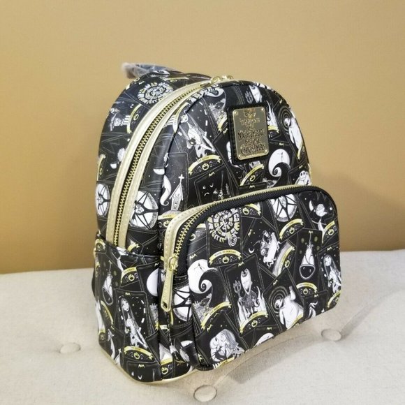 Loungefly Disney Nightmare Before Christmas Tarot Card Backpack NEW main image 12